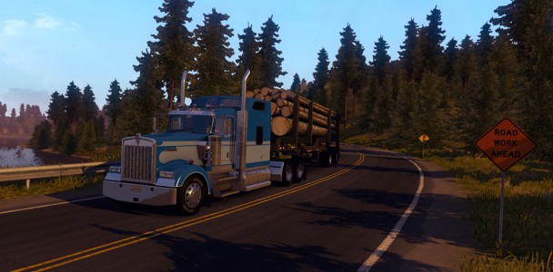 Screenshots from the latest build of American Truck Simulator 4