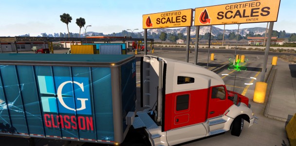 Weigh Stations New feature in American Truck Simulator5